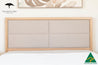 Yakka Oak and Fabric Bedroom Suite (Solid Tasmanian Oak)- Made in Australia