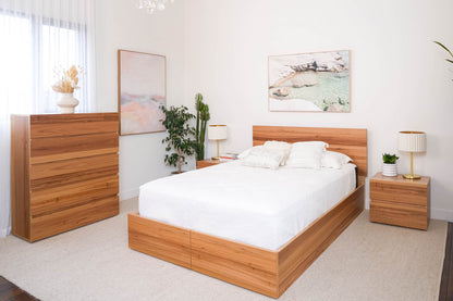 Dusk Gas Lift Storage Bed Frame - Made in Australia