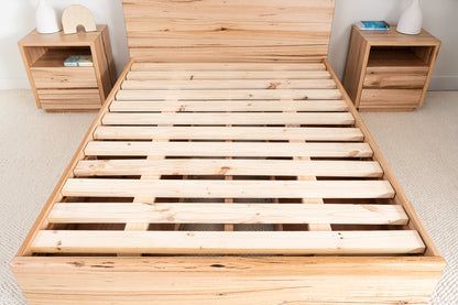 York Curve 4 Drawer Bookcase Messmate Bed Frame