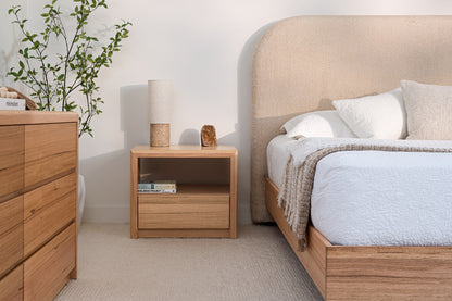 Yakka Curve Tasmanian Oak Feature Grade Bed Frame