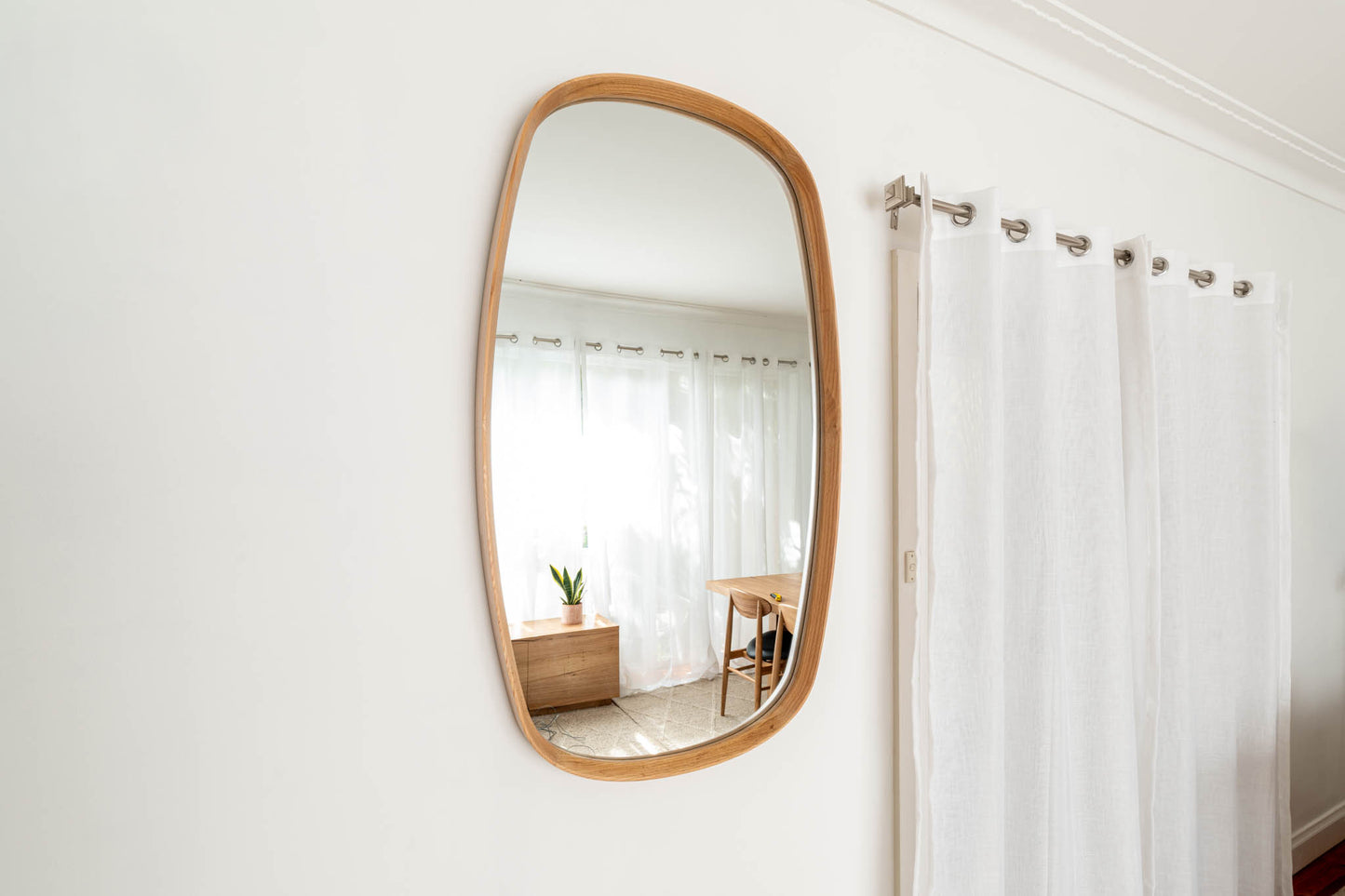 Bridgette American Oak Mirror