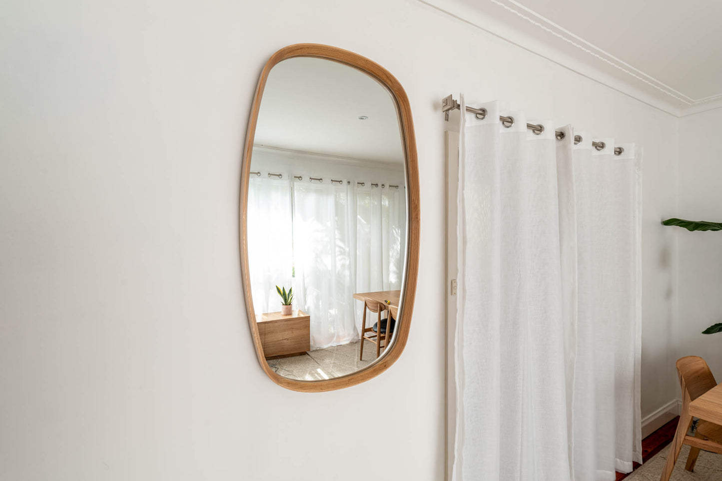 Bridgette American Oak Mirror