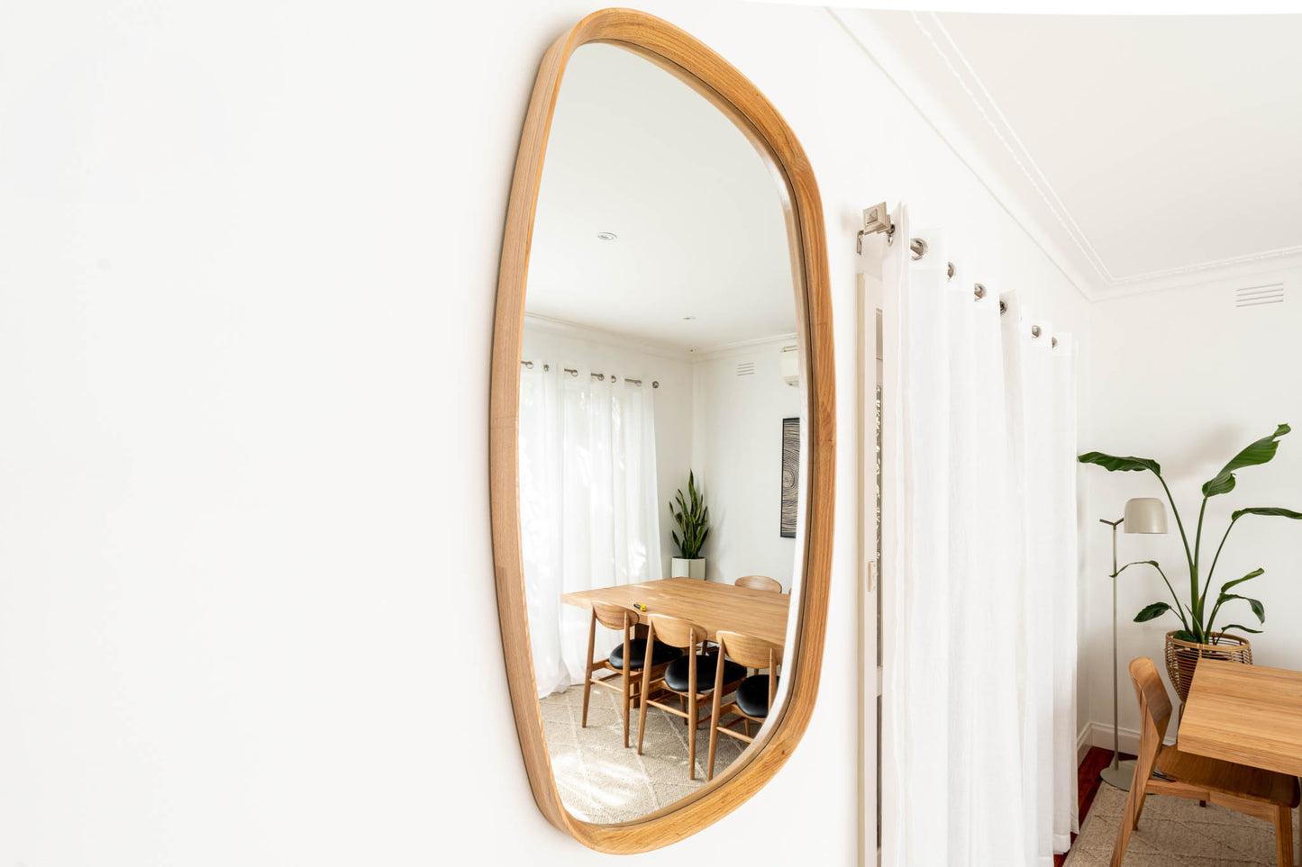 Bridgette American Oak Mirror