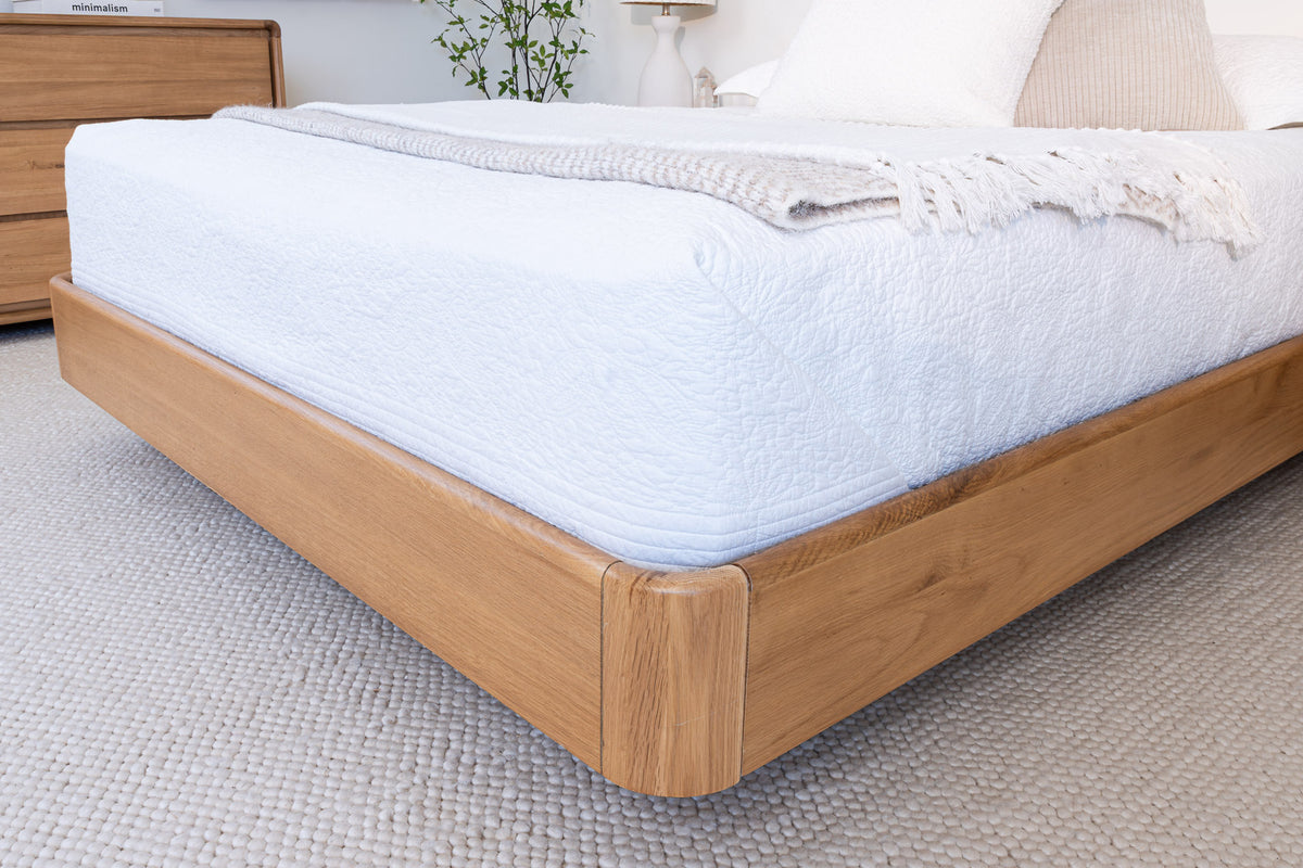 Solara Base American Oak Bed Frame