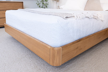 Solara Base American Oak Bed Frame