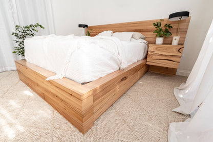 Meadow 2 Drawer Extended Headboard Messmate Bed Frame