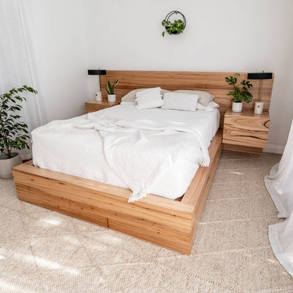 Meadow 2 Drawer Extended Headboard Messmate Bed Frame