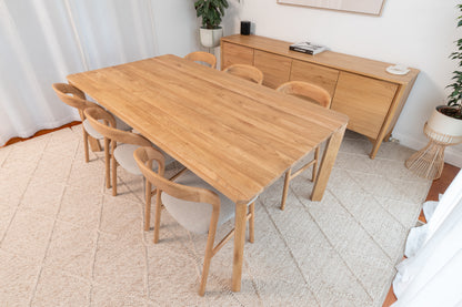 Achilles Solid American Oak Dining Table