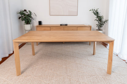 Achilles Solid American Oak Dining Table