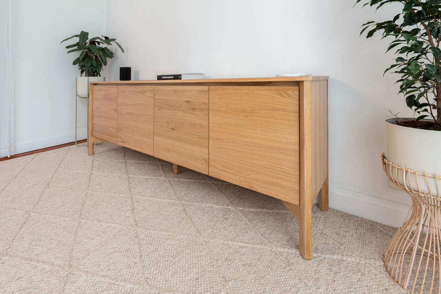 Achilles American Oak Sideboard & Buffet