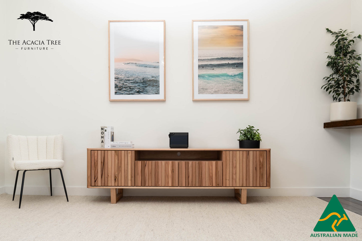 Dion Solid Australian Hardwood Entertainment Unit - Made in Australia