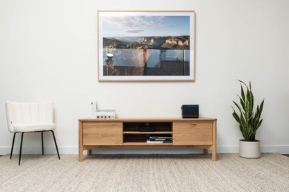 Achilles American Oak Entertainment Unit