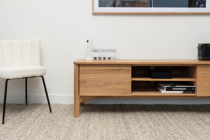 Achilles American Oak Entertainment Unit