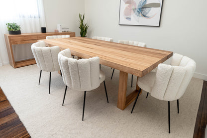 Hamilton Solid Messmate Dining Table - Made in Australia