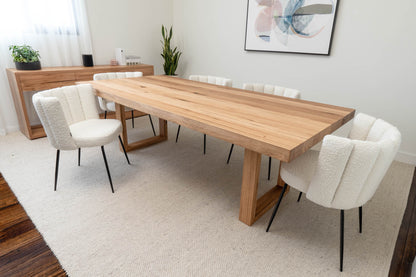Hamilton Solid Messmate Dining Table - Made in Australia