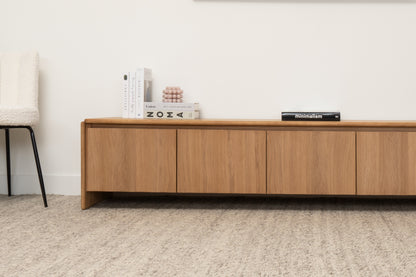 Brooklyn American Oak Entertainment Unit