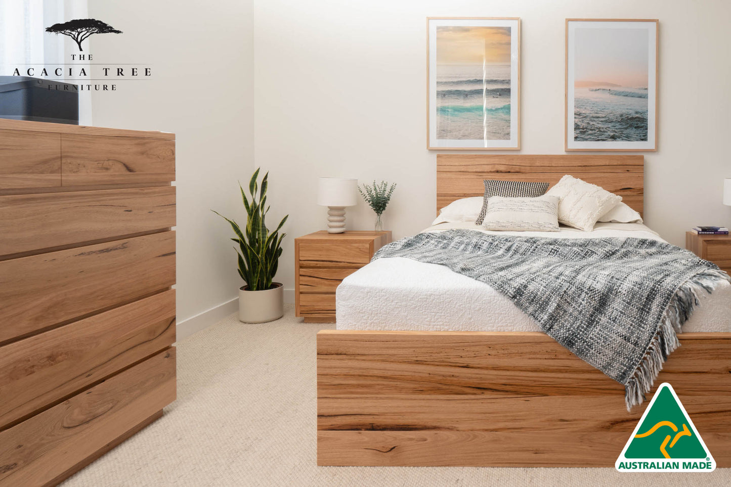 York 4 Drawer Bed Frame - Made in Australia