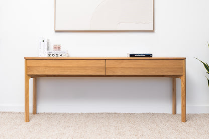 Achilles American Oak Hall Table