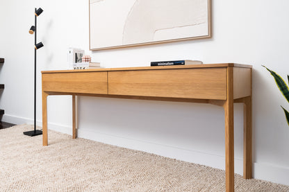 Achilles American Oak Hall Table