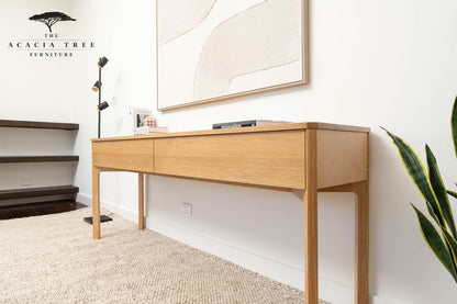 Achilles American Oak Hall Table