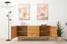 Leo Solid American Oak Buffet