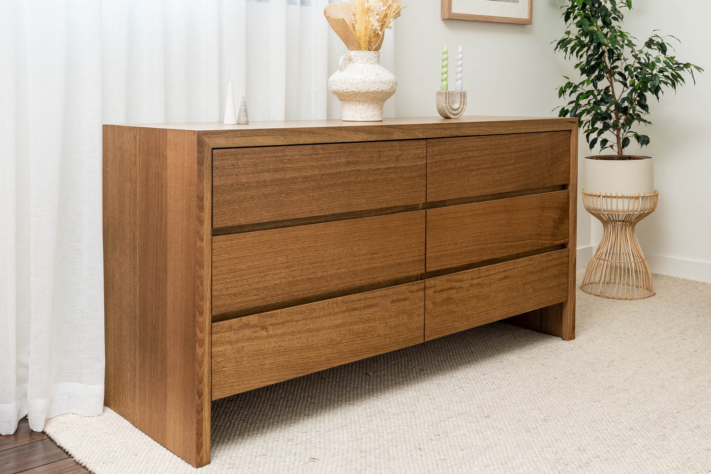 Zion 6 Drawer Dresser - Made in Australia