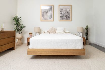 Yakka Base Tasmanian Oak Signature Bed Frame (Maple Stain)