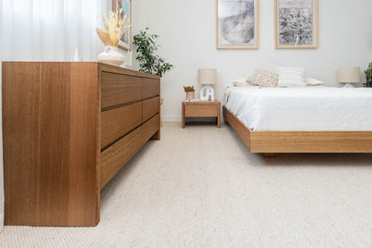 Yakka Base Tasmanian Oak Signature Bed Frame (Maple Stain)