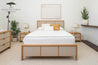 Latona American Oak Upholstered Bed Frame