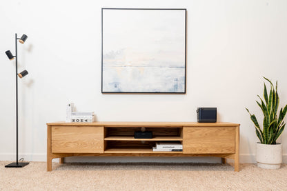 Achilles American Oak Entertainment Unit