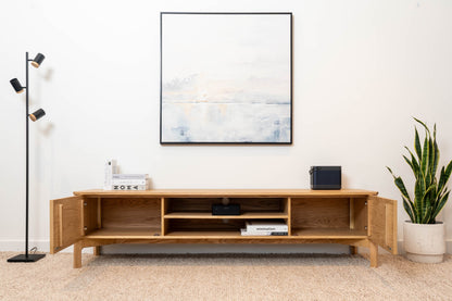Achilles American Oak Entertainment Unit