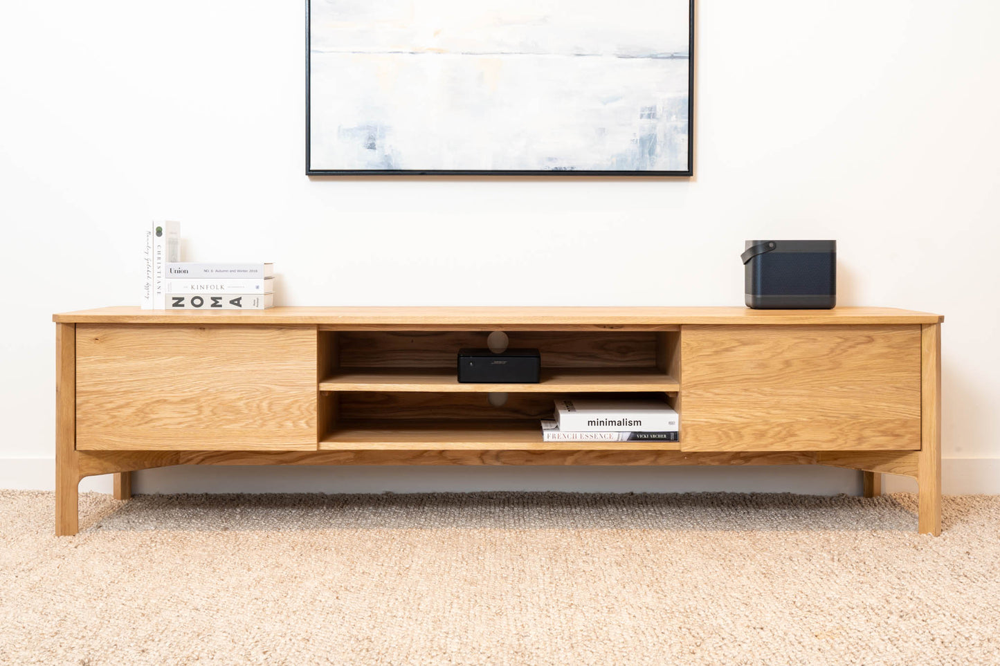 Achilles American Oak Entertainment Unit