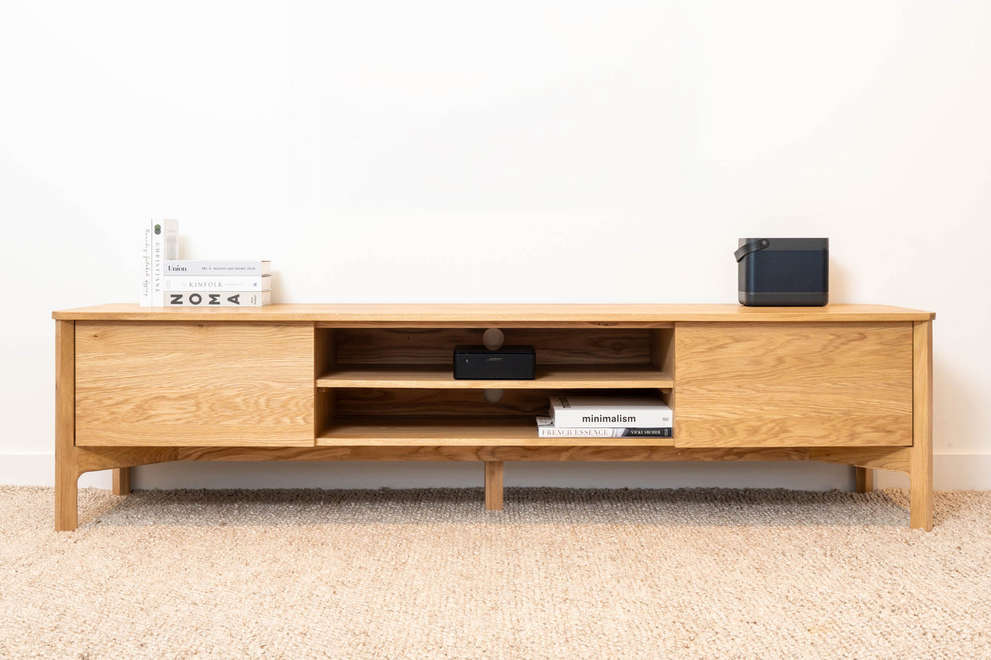 Achilles American Oak Entertainment Unit