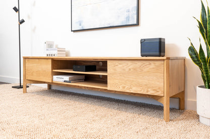 Achilles American Oak Entertainment Unit