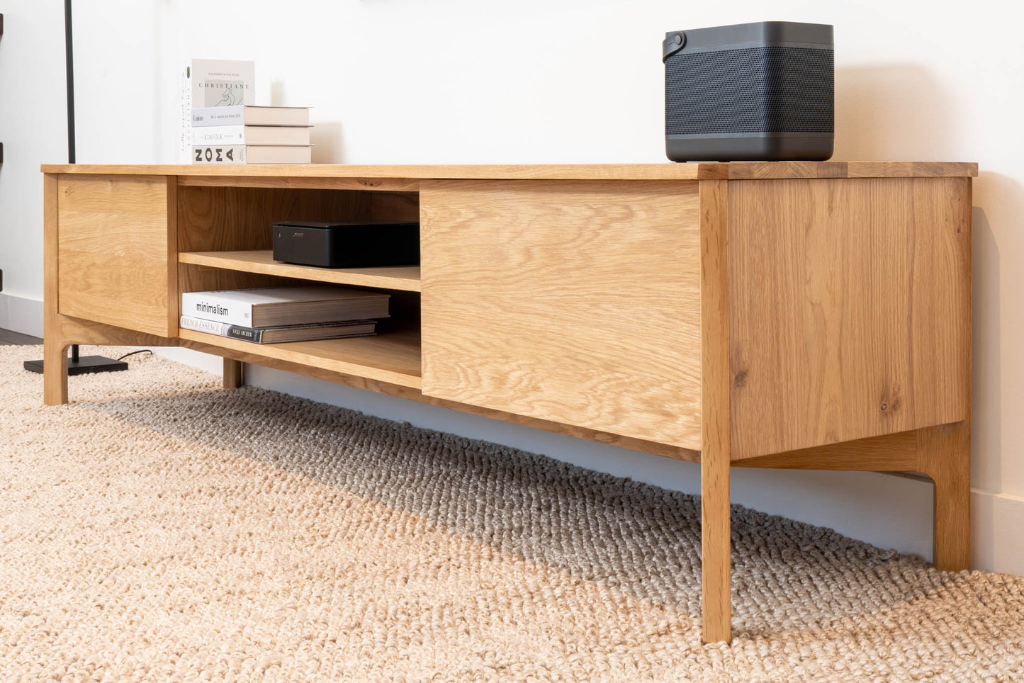 Achilles American Oak Entertainment Unit