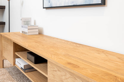 Achilles American Oak Entertainment Unit