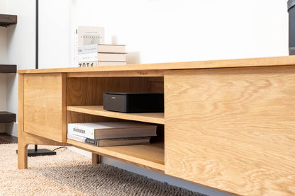 Achilles American Oak Entertainment Unit