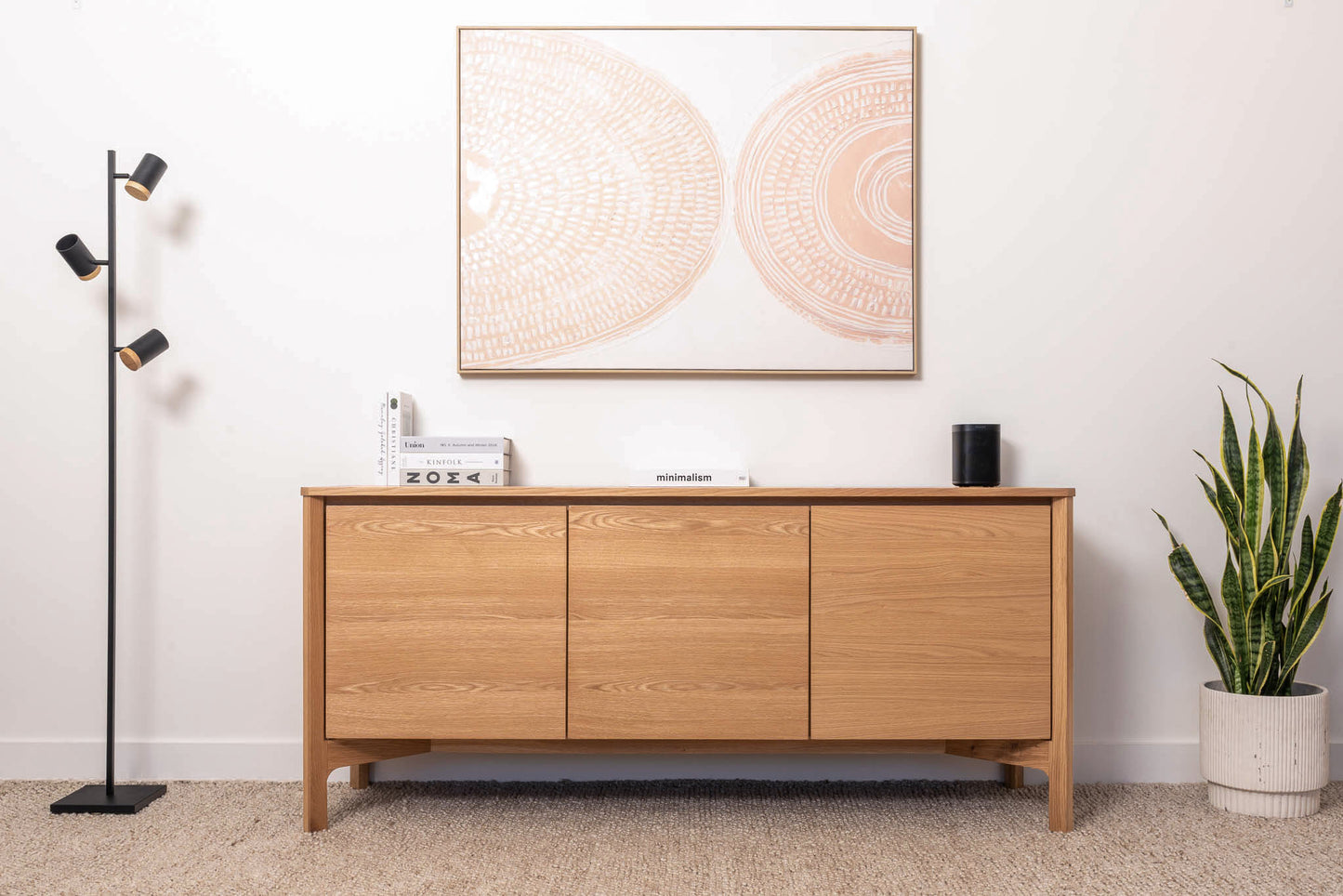 Achilles American Oak Sideboard & Buffet