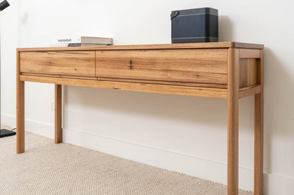 Athena Wormy Chestnut Hall Table