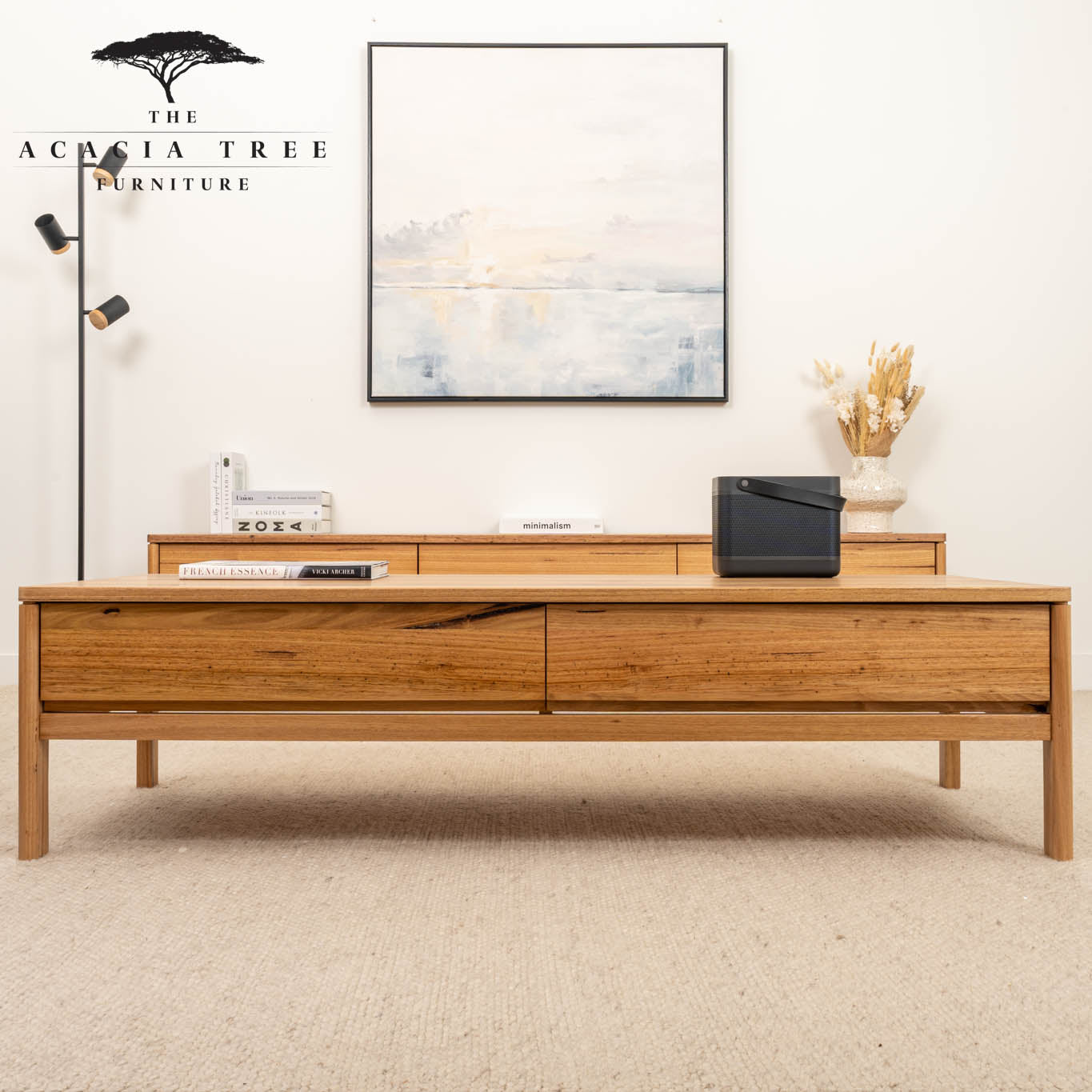 Athena Wormy Chestnut Coffee Table