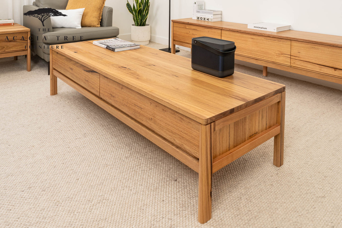 Athena Wormy Chestnut Coffee Table