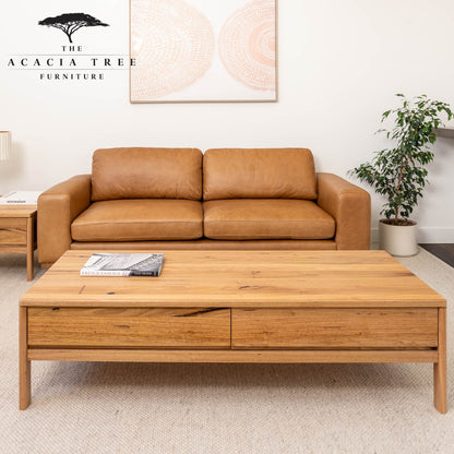 Athena Wormy Chestnut Coffee Table