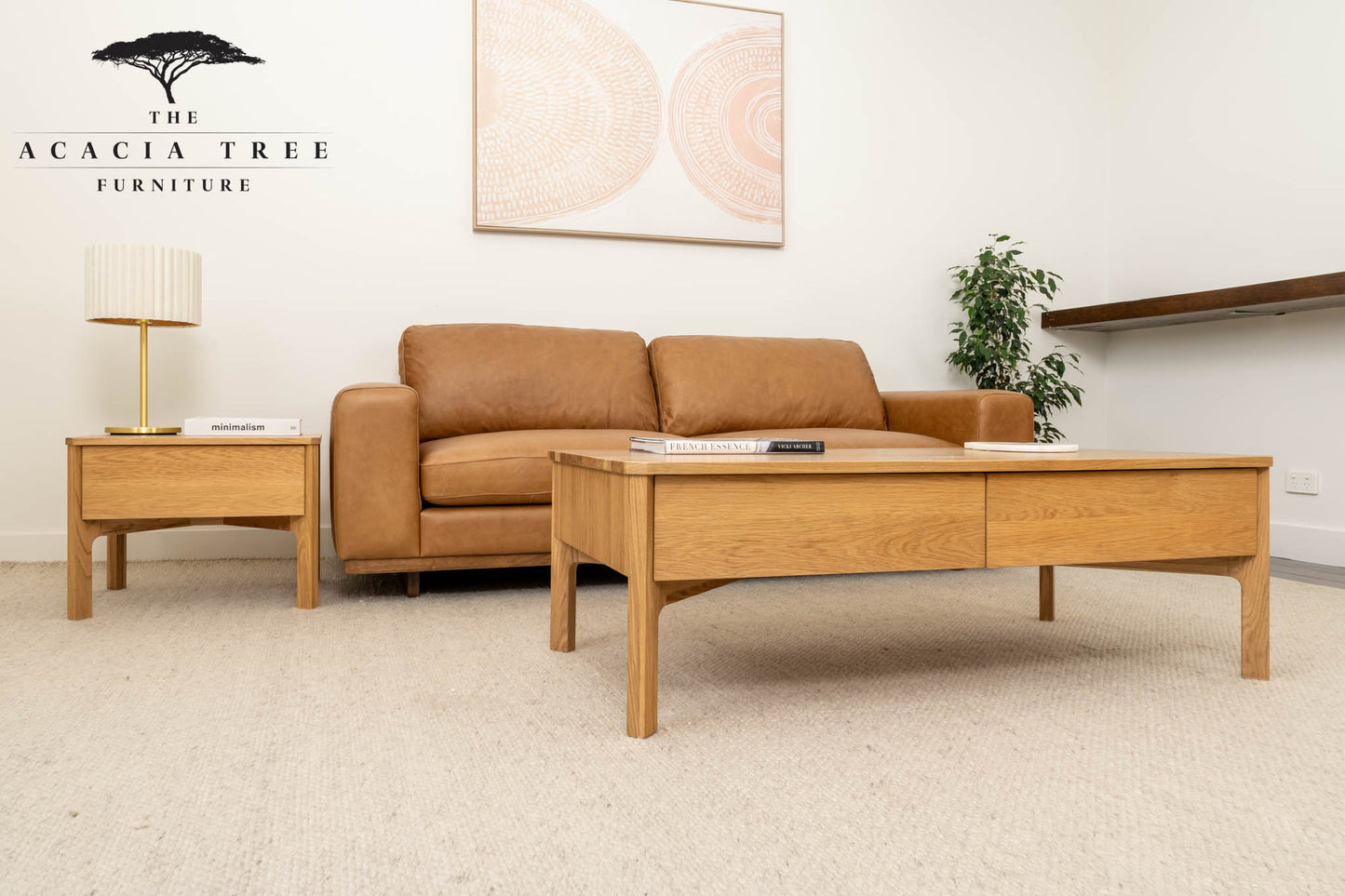 Achilles American Oak Coffee Table