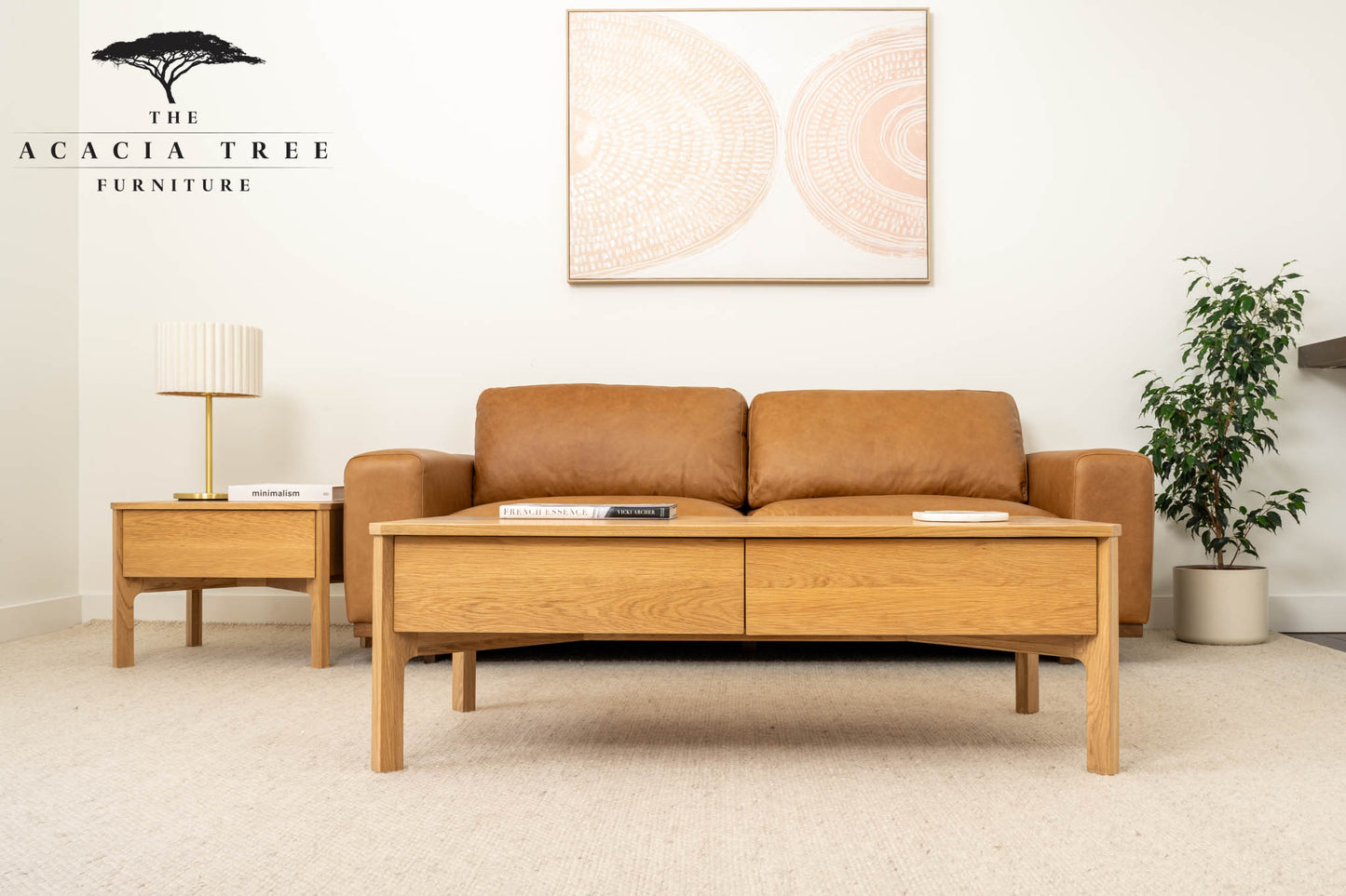 Achilles American Oak Coffee Table