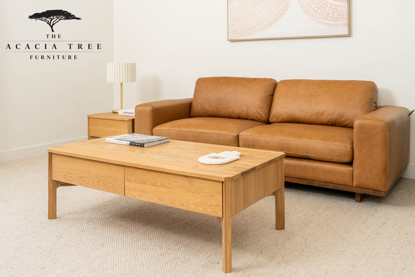 Achilles American Oak Coffee Table