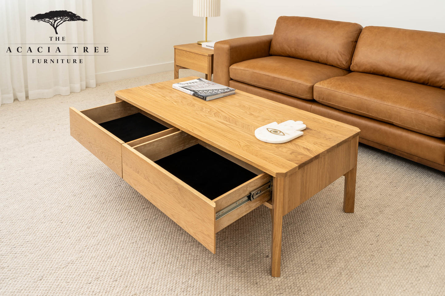 Achilles American Oak Coffee Table