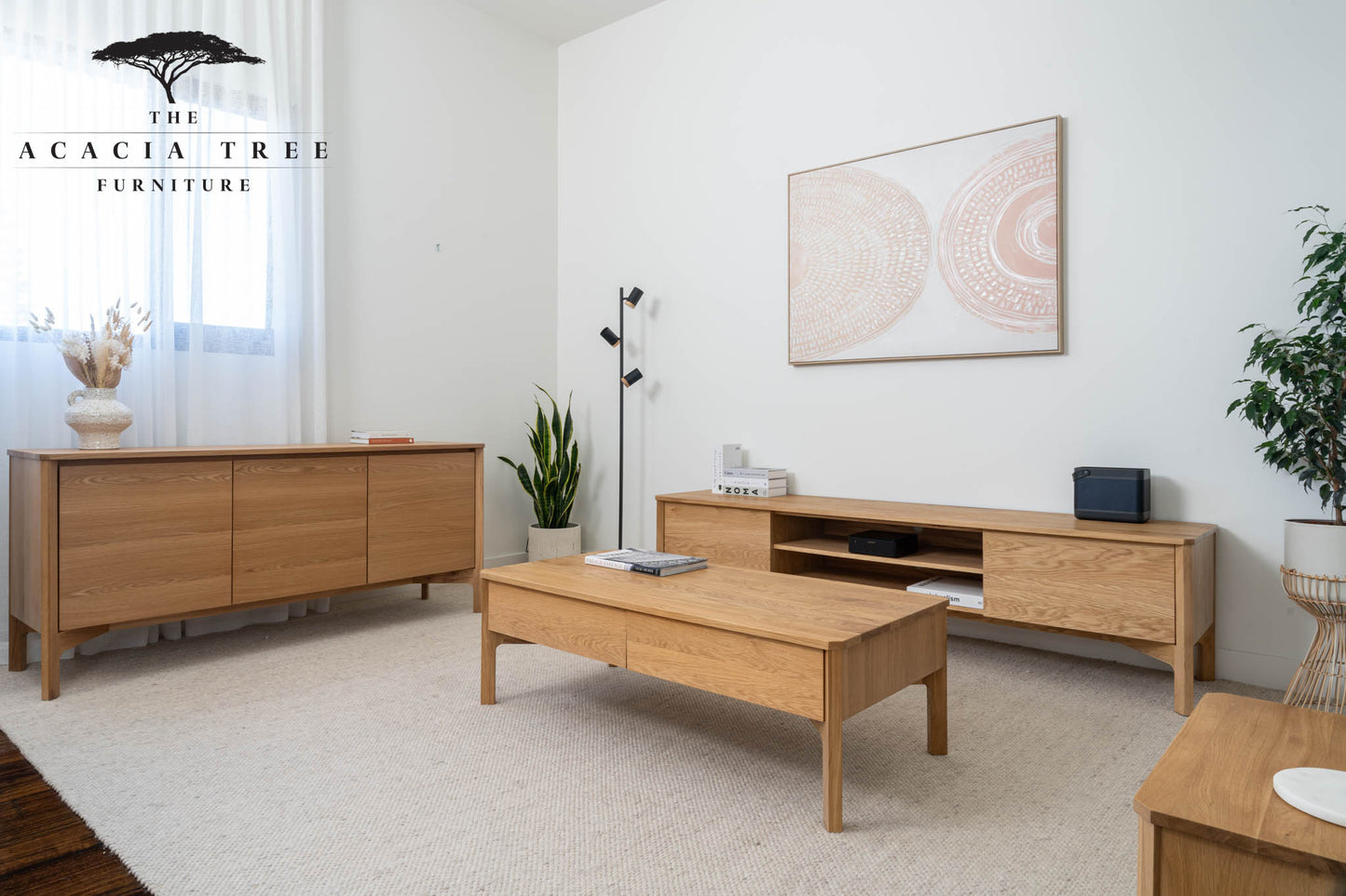 Achilles American Oak Coffee Table