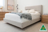 Yakka Fully Upholstered With Headboard Floating Bed Frame - Made in Australia