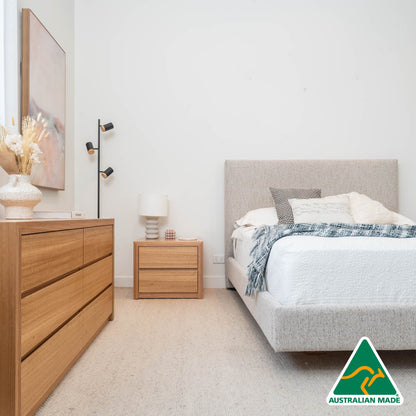 Yakka™️ Fully Upholstered With Headboard Floating Bed Frame - Made in Australia