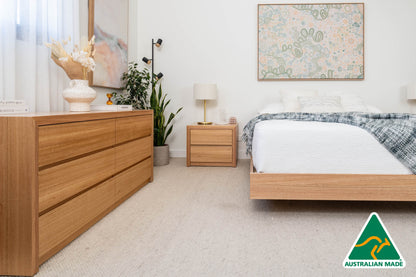 Yakka™️ Floating Bed Frame Solid Tasmanian Oak - Made in Australia